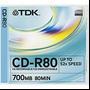 CD-R 80min 52X SLIM 